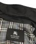 中古・古着 BURBERRY BLACK LABEL (バーバリーブラックレーベル) ステンカラーコート 裏チェック BMA06-704-09 ブラック サイズ:L：10000円