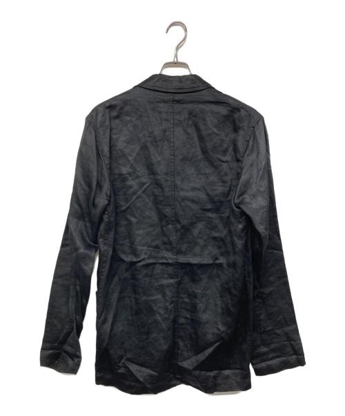 COMME des GARCONS SHIRT（コムデギャルソンシャツ）COMME des GARCONS SHIRT (コムデギャルソンシャツ) リネンジャケット ブラック サイズ:Sの古着・服飾アイテム
