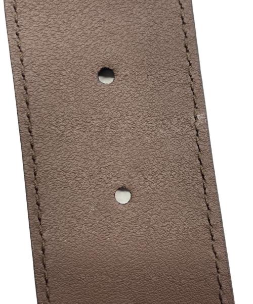 adidas（アディダス）adidas (アディダス) GUCCI (グッチ) GG Marmont Belt / グッチ×アディダス GGマーモント レザー ベルト  ベージュ サイズ:75・30の古着・服飾アイテム