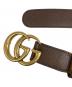 adidas (アディダス) GUCCI (グッチ) GG Marmont Belt / グッチ×アディダス GGマーモント レザー ベルト  ベージュ サイズ:75・30：20000円