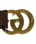 中古・古着 adidas (アディダス) GUCCI (グッチ) GG Marmont Belt / グッチ×アディダス GGマーモント レザー ベルト  ベージュ サイズ:75・30：20000円