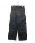 SUBLATIONS (サブレーションズ) WIDE SEAM DENIM BAGGY PANTS / ワイド シーム デニム バギーパンツ ブラック サイズ:3：27000円