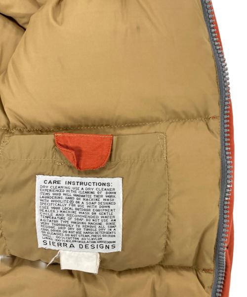 SIERRA DESIGNS（シエラデザインズ）SIERRA DESIGNS (シエラデザインズ) 60/40クロスダウンジャケット オレンジ サイズ:Lの古着・服飾アイテム