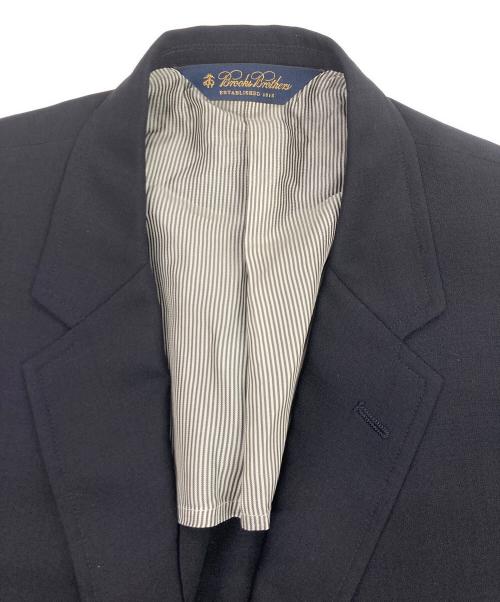 BROOKS BROTHERS（ブルックスブラザーズ）BROOKS BROTHERS (ブルックスブラザーズ) 刻印シルバーボタンテーラードジャケット　アウター　ライトアウター　ビジネスジャケット　カジュアルジャケット ネイビー サイズ:39SHTの古着・服飾アイテム
