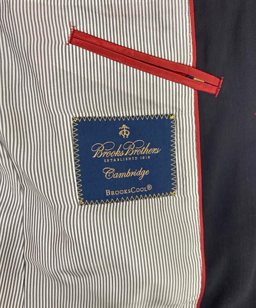 BROOKS BROTHERS（ブルックスブラザーズ）BROOKS BROTHERS (ブルックスブラザーズ) 刻印シルバーボタンテーラードジャケット　アウター　ライトアウター　ビジネスジャケット　カジュアルジャケット ネイビー サイズ:39SHTの古着・服飾アイテム