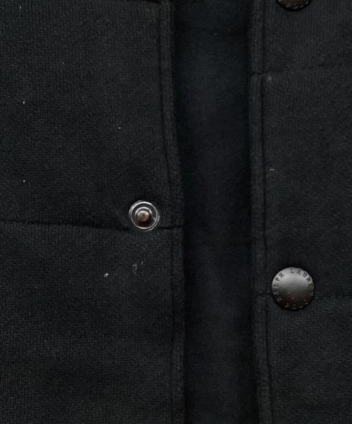 POLO RALPH LAUREN（ポロ・ラルフローレン）POLO RALPH LAUREN (ポロ・ラルフローレン) down sleeve sweat jumper ダウンスイッチスタジャン ブラック サイズ:Mの古着・服飾アイテム