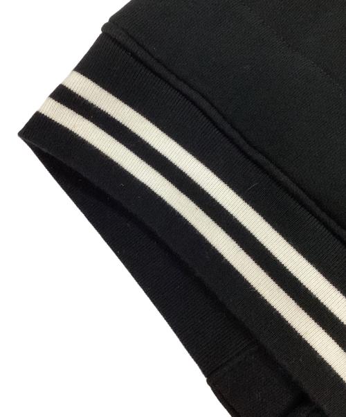 POLO RALPH LAUREN（ポロ・ラルフローレン）POLO RALPH LAUREN (ポロ・ラルフローレン) down sleeve sweat jumper ダウンスイッチスタジャン ブラック サイズ:Mの古着・服飾アイテム