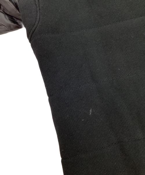 POLO RALPH LAUREN（ポロ・ラルフローレン）POLO RALPH LAUREN (ポロ・ラルフローレン) down sleeve sweat jumper ダウンスイッチスタジャン ブラック サイズ:Mの古着・服飾アイテム