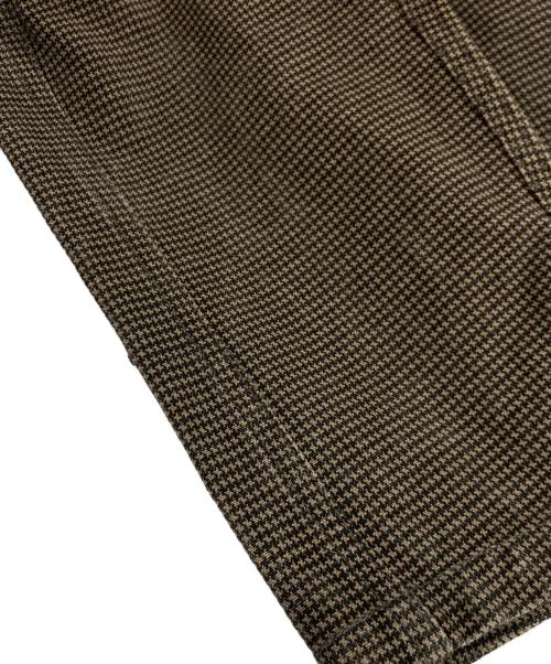 Heller's cafe（ヘラーズカフェ）Heller's cafe (ヘラーズカフェ) 千鳥格子カバーオール/ジャケット HELLER'S CAFE ブラウン サイズ:38の古着・服飾アイテム