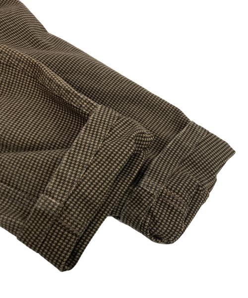 Heller's cafe（ヘラーズカフェ）Heller's cafe (ヘラーズカフェ) 千鳥格子カバーオール/ジャケット HELLER'S CAFE ブラウン サイズ:38の古着・服飾アイテム