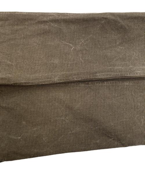 Heller's cafe（ヘラーズカフェ）HELLER'S CAFE (ヘラーズカフェ) 千鳥格子パンツ ブラウン サイズ:30の古着・服飾アイテム