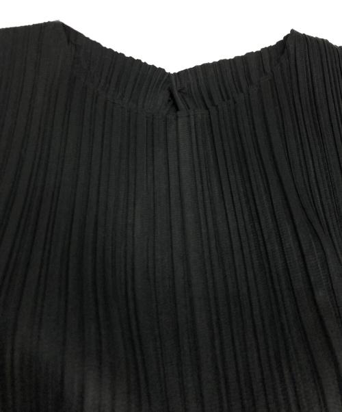 PLEATS PLEASE（プリーツプリーズ）PLEATS PLEASE (プリーツプリーズ) プリーツノースリーブワンピース ブラック サイズ:1の古着・服飾アイテム