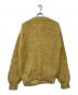 UNUSED (アンユーズド) mohair crew neck cardigan / モヘヤクルーネックカーディガン イエロー サイズ:2：17000円