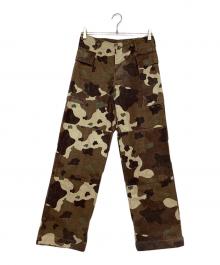WAREHOUSE（ウエアハウス）の古着「CAMOUFLAGE CARGO PANTS」｜カーキ