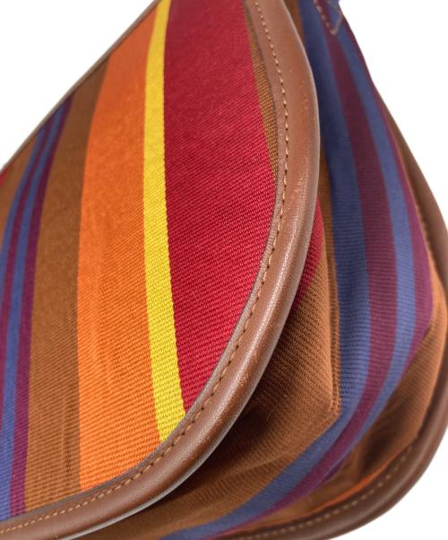 CELINE（セリーヌ）CELINE (セリーヌ) ストライプ柄ショルダーバッグ マルチカラーの古着・服飾アイテム