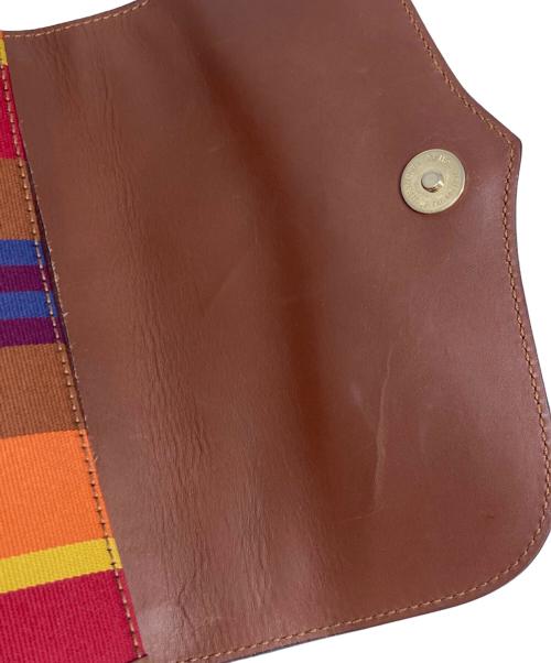 CELINE（セリーヌ）CELINE (セリーヌ) ストライプ柄ショルダーバッグ マルチカラーの古着・服飾アイテム