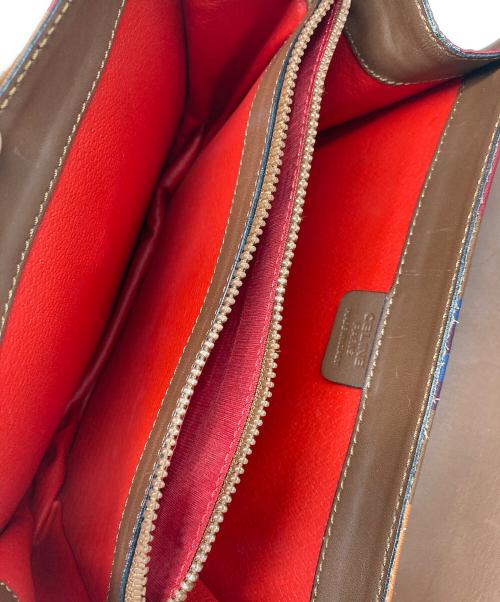 CELINE（セリーヌ）CELINE (セリーヌ) ストライプ柄ショルダーバッグ マルチカラーの古着・服飾アイテム