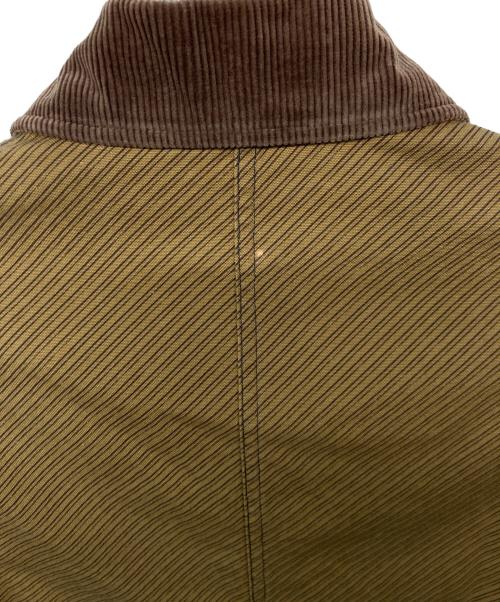 HELER'S CAFE（ヘラーズカフェ）HELER'S　CAFE (ヘラーズカフェ) フィールドカバーオール ブラウン サイズ:36の古着・服飾アイテム