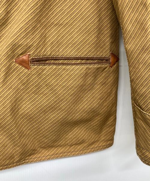 HELER'S CAFE（ヘラーズカフェ）HELER'S　CAFE (ヘラーズカフェ) フィールドカバーオール ブラウン サイズ:36の古着・服飾アイテム