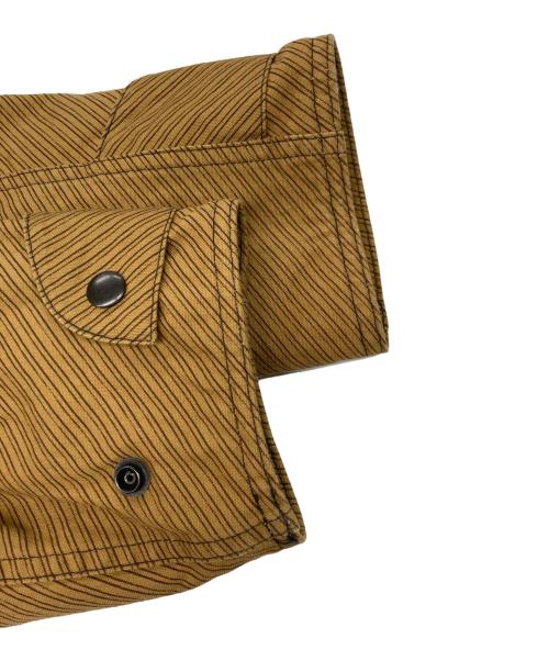 HELER'S CAFE（ヘラーズカフェ）HELER'S　CAFE (ヘラーズカフェ) フィールドカバーオール ブラウン サイズ:36の古着・服飾アイテム