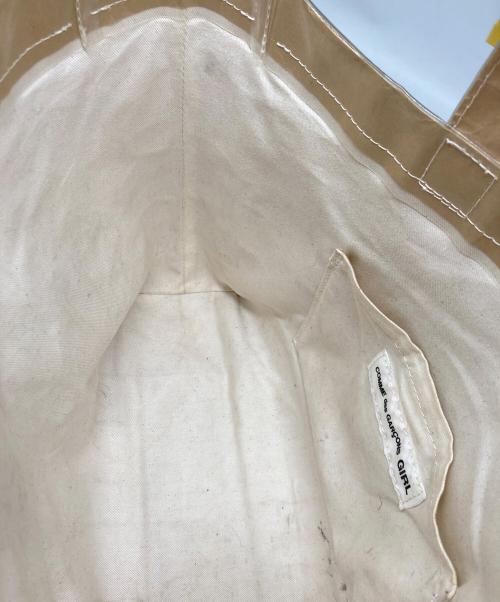 COMME des GARCONS GIRL（コムデギャルソンガール）COMME des GARCONS GIRL (コムデギャルソンガール) PVCフリルトートバッグ サイズ:ONE SIZEの古着・服飾アイテム