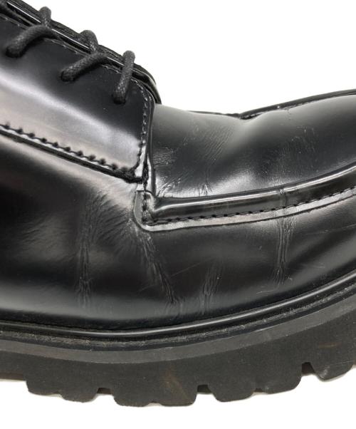 ENFOLD（エンフォルド）ENFOLD (エンフォルド) EIGHT-HOLES LACE-UP SHOES ブラック サイズ:38の古着・服飾アイテム