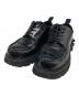 ENFOLD（エンフォルド）の古着「EIGHT-HOLES LACE-UP SHOES」｜ブラック