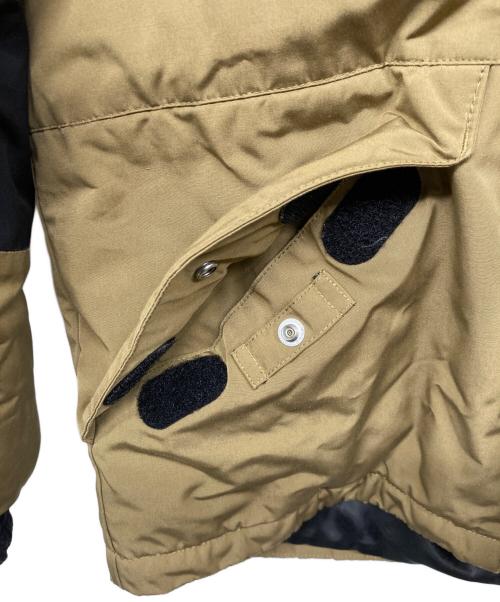 Schott（ショット）Schott (ショット) ダウンジャケット ブラウン×ブラック サイズ:Sの古着・服飾アイテム