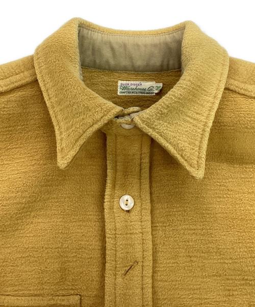 WAREHOUSE（ウエアハウス）WAREHOUSE (ウエアハウス) DUCK DIGGER ヘビーネルシャツ WAREHOUSE イエロー サイズ:36の古着・服飾アイテム
