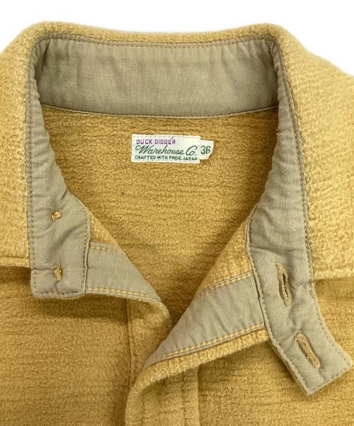 WAREHOUSE（ウエアハウス）WAREHOUSE (ウエアハウス) DUCK DIGGER ヘビーネルシャツ WAREHOUSE イエロー サイズ:36の古着・服飾アイテム