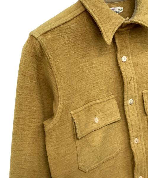 WAREHOUSE（ウエアハウス）WAREHOUSE (ウエアハウス) DUCK DIGGER ヘビーネルシャツ WAREHOUSE イエロー サイズ:36の古着・服飾アイテム