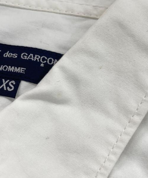 COMME des GARCONS HOMME（コムデギャルソン オム）COMME des GARCONS HOMME (コムデギャルソン オム) ブロードL/Sシャツ ホワイト サイズ:XSの古着・服飾アイテム