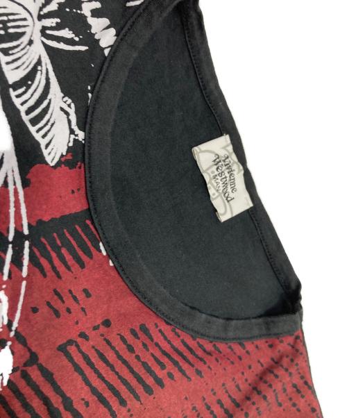 Vivienne Westwood man（ヴィヴィアン ウェストウッド マン）Vivienne Westwood man (ヴィヴィアン ウェストウッド マン) オーバーサイズプリントTee ブラック サイズ:Fの古着・服飾アイテム