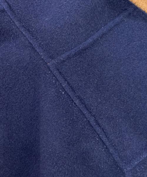 Max Mara WEEK END LINE（マックスマーラ ウイークエンドライン）Max Mara WEEK END LINE (マックスマーラ ウイークエンドライン) リバーシブルオーバーサイズウールフードコート ネイビー サイズ:38の古着・服飾アイテム