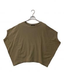 mizuiro-ind（ミズイロインド）の古着「ワイド カットソー」｜ブラウン