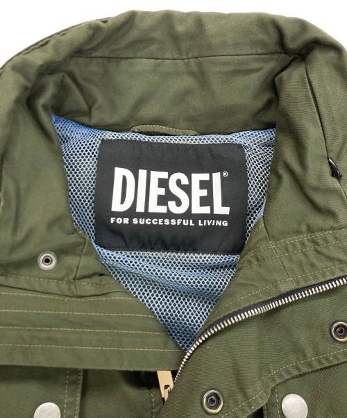 DIESEL（ディーゼル）DIESEL (ディーゼル) フィールドジャケット ミリタリージャケット カーキ サイズ:XSの古着・服飾アイテム