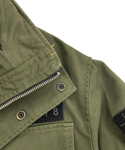 DIESEL（ディーゼル）DIESEL (ディーゼル) フィールドジャケット ミリタリージャケット カーキ サイズ:XSの古着・服飾アイテム