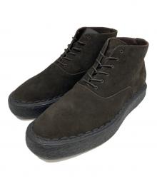N.HOOLYWOOD COMPILE×General Scale（エヌ.ハリウッドコンパイル×ジェネラルスケール）の古着「Suede Lace-up Boots」｜ブラウン