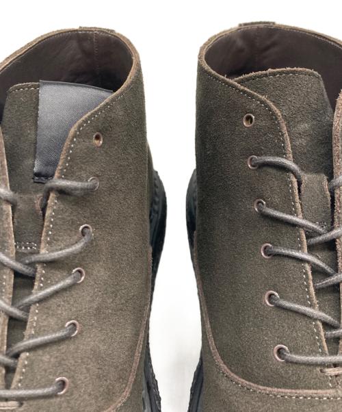 N.HOOLYWOOD COMPILE（エヌ.ハリウッドコンパイル）N.HOOLYWOOD COMPILE (エヌ.ハリウッドコンパイル) General Scale (ジェネラルスケール) Suede Lace-up Boots ブラウン サイズ:40の古着・服飾アイテム