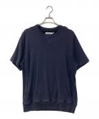 nonnativeノンネイティブ）の古着「DWELLER CREW PULLOVER S/S COTTON SWEAT OVERDYED」｜ネイビー
