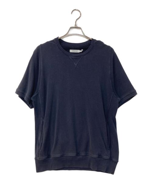 nonnative（ノンネイティブ）nonnative (ノンネイティブ) DWELLER CREW PULLOVER S/S COTTON SWEAT OVERDYED ネイビー サイズ:1の古着・服飾アイテム