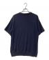 nonnative (ノンネイティブ) DWELLER CREW PULLOVER S/S COTTON SWEAT OVERDYED ネイビー サイズ:1：5000円