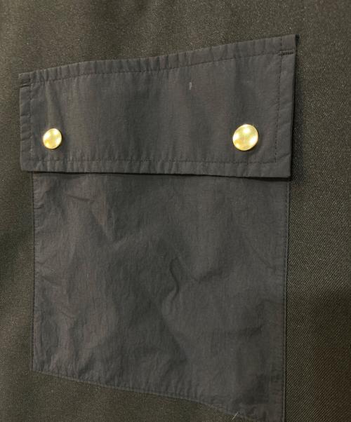 CULLNI（クルニ）CULLNI (クルニ) Chambray Twill Military Pocket Tee シャンブレーツイルミリタリーポケットT ブラック サイズ:2の古着・服飾アイテム