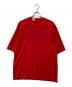 N.HOOLYWOOD（エヌ ハリウッド）の古着「RANDOM TUCKED CREW NECK T-SHIRT Tシャツ」｜レッド
