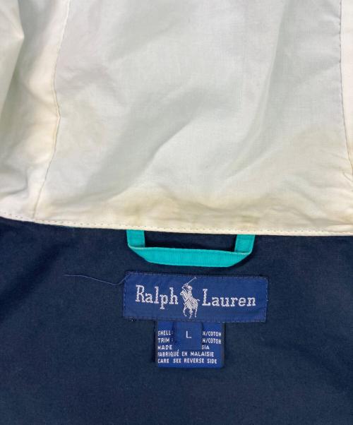 POLO RALPH LAUREN（ポロ・ラルフローレン）POLO RALPH LAUREN (ポロ・ラルフローレン) 90`sセーリングジャケット グリーン サイズ:Lの古着・服飾アイテム