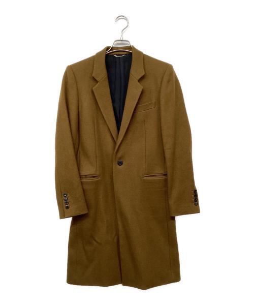 JOHN LAWRENCE SULLIVAN（ジョン ローレンス サリバン）JOHN LAWRENCE SULLIVAN (ジョン ローレンス サリバン) ウールチェスターコート ブラウン サイズ:34の古着・服飾アイテム