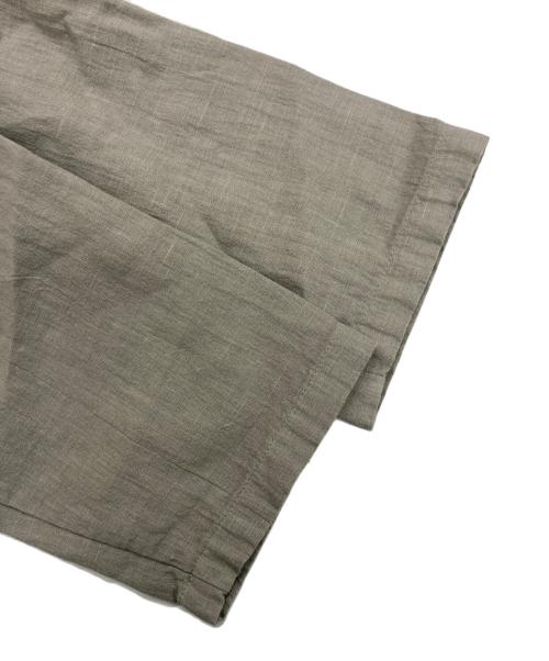 evam eva（エヴァムエヴァ）evam eva (エヴァムエヴァ) water linen jacket グレー サイズ:Mの古着・服飾アイテム