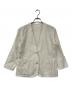 evam eva（エヴァムエヴァ）の古着「water linen jacket」｜アイボリー