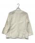 evam eva (エヴァムエヴァ) water linen jacket アイボリー サイズ:M：8000円