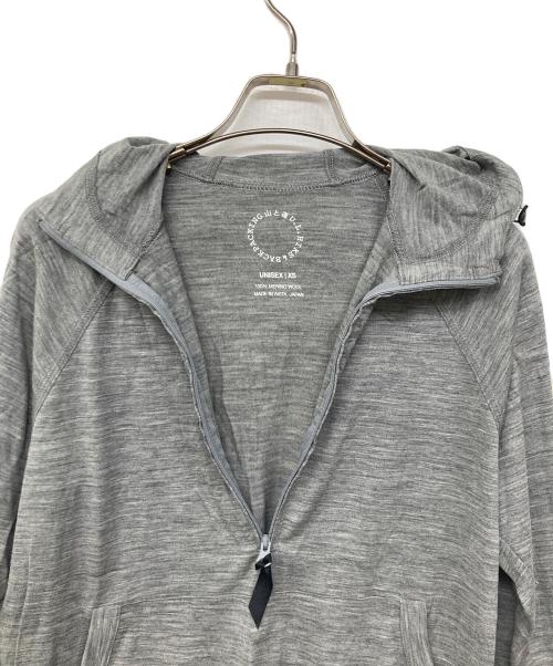 山と道（ヤマトミチ）山と道 (ヤマトミチ) Merino Hoody グレー サイズ:XSの古着・服飾アイテム